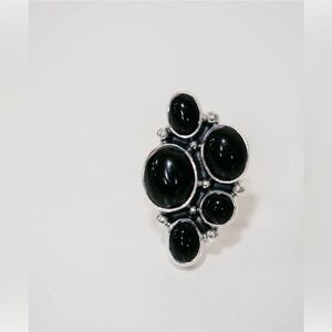 Goldie Lew Jovie Ring Black Onyx